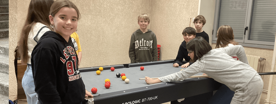 Échange entre projets 6e autour du billard et du cinéma muet