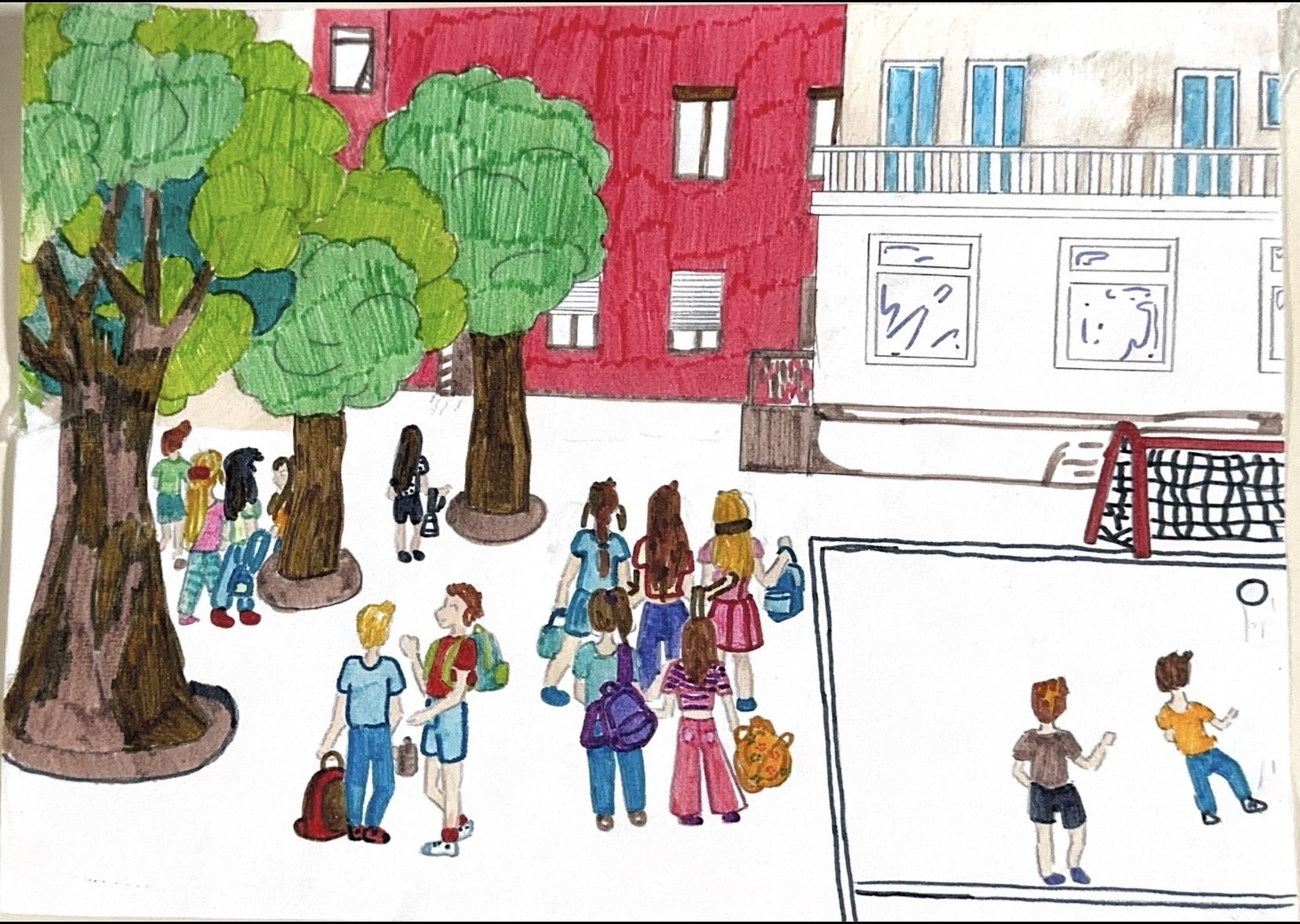 Concours de dessin 2026 aux Marronniers : création artistique sur le thème de la rentrée scolaire